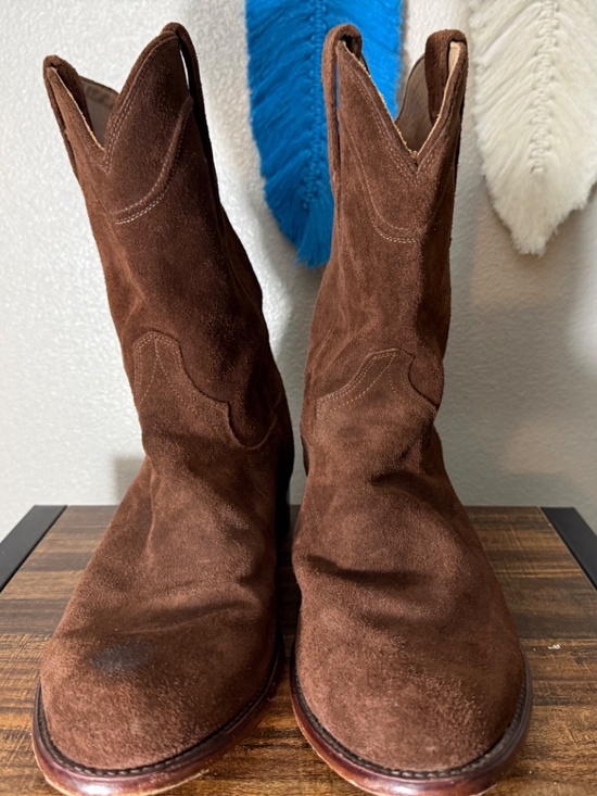Tecovas Suede Roper Boots main image 4